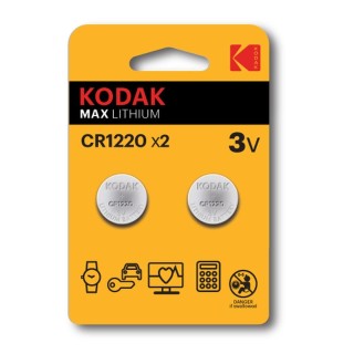 Kodak Lithium CR1220 / 3V Baterijas (2gab.)