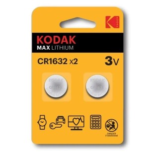 Kodak Lithium CR1632 / 3V Batteries (2pcs)