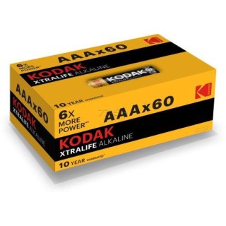 Kodak XTRALIFE Alkaline LR03 / AAA / 1.5V Battery (60pcs)