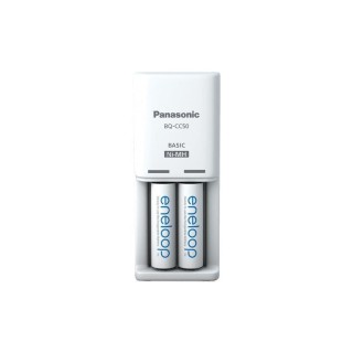 Panasonic Eneloop Compact Batteries charger  + 2x AA 2000 mAh