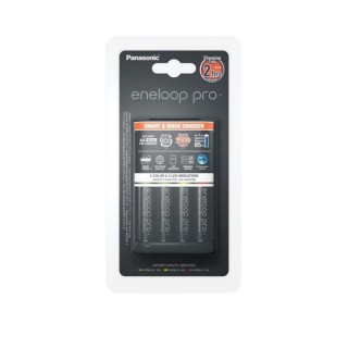 Panasonic Eneloop Pro BQ-CC55 Bateriju Lādētājs + 4 pcs R6/AA 2450 mAh