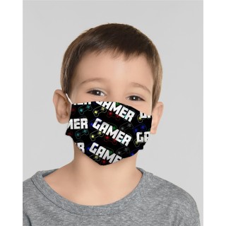 Mocco Gamer Child Cotton Face Mask Multiple Use 15x25 cm