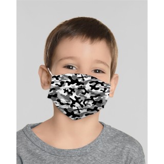 Mocco Military Child Cotton Face Mask Multiple Use 15x25 cm