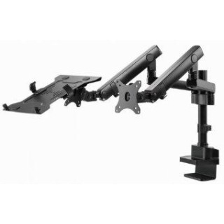 Gembird Desk Mounted Adjustable Monitor Arm with Notebook Tray (full-motion) Monitora stiprinājums