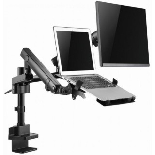 Gembird Desk Mounted Adjustable Monitor Arm with Notebook Tray (full-motion) Monitor mount