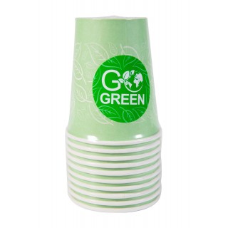 Go Green Papīra Glāzes 250ml 10gab