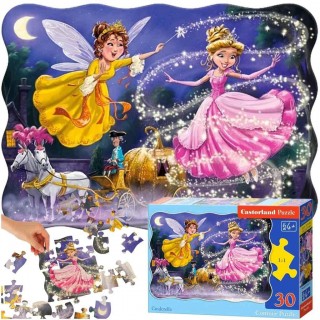 Castorland Pelnrušķīte Princese Puzzle 30gab
