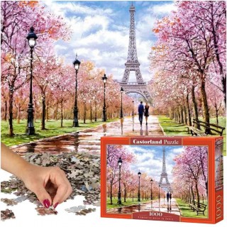 Castorland Romantic Walk In Paris Puzzle 1000 pcs.