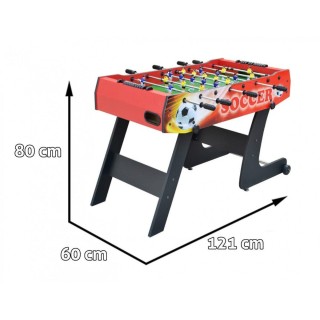 RoGer Folding Football table 121x61x81