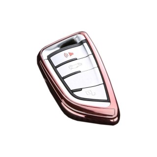 Dux Ducis Car Key Silicone Case For Volkswagen Golf Rose Gold