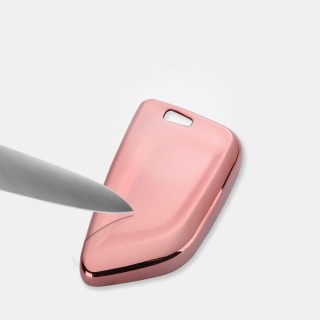 Dux Ducis Car Key Silicone Case For Volkswagen Golf Rose Gold