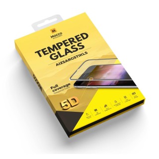 Mocco Full Glue 5D Signature Edition Tempered Glass Aizsargstikls Pilnam Ekrānam Huawei Honor View 20 Melns