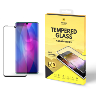 Mocco Full Glue 5D Signature Edition Tempered Glass Aizsargstikls Pilnam Ekrānam Huawei Honor View 20 Melns