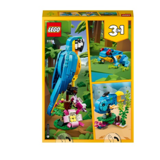 LEGO 31136 Creator 3in1 Exotic Parrot Constructor