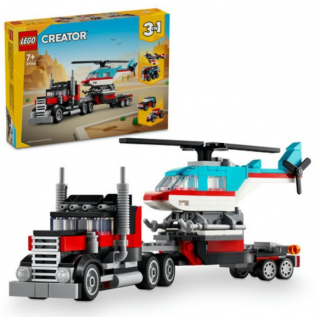 LEGO 31146 Flatbed Truck with Helicopter Constructor