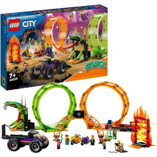 LEGO 60339 City Stuntz Double Loop Stunt Arena Konstruktors