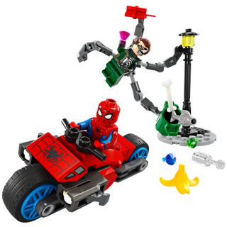 Lego 76275 Motorcycle Chase: Spider-Man vs. Doc Ock Konstruktors
