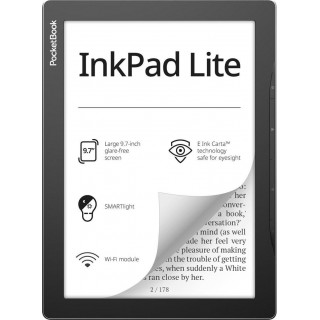 PocketBook InkPad Lite 8GB Wi-Fi Gray Электронная книга (PB970-M-WW)