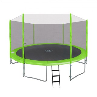 RoGer Trampoline with an External Safety Net and a Ladder 366cm