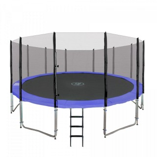 RoGer Trampoline with an External Safety Net and a Ladder 487cm