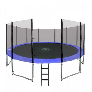 RoGer Trampoline with an External Safety Net and a Ladder 487cm