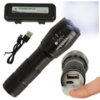 RoGer LED USB Flashlight 1800 lm