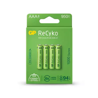 GP B21114 Rechargeable Batteries 4 x AAA 950mAh