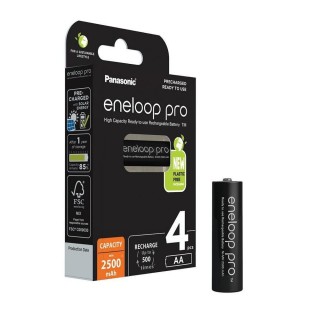 Panasonic Eneloop Pro Rechargeable Batteries 4xAA / 2500mAh