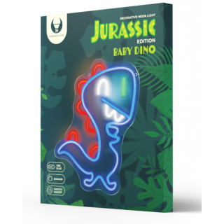 Forever Light FLNJ01 JURASSIC BABY DINO Neon LED Dekorācijā