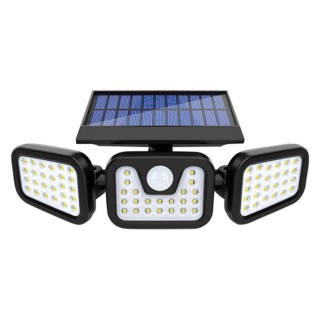 RoGer W771A Outdoor light with motion sensor and solar panel 70LED / 6000K / 1500mAh