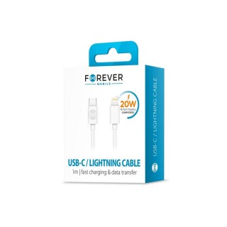 Forever USB-C - Lightning 20W Vads 1m