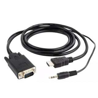 Gembird HDMI + 3.5mm VGA Cable Adapter 3m