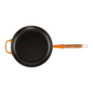 Le Creuset Cast iron pan with wooden handle Ø28cm