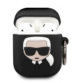 Karl Lagerfeld KLBPPBOA2K Cover Case for Apple AirPods + Charging