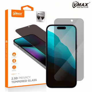 Vmax Privacy 2.5D Tempered Glass Aizsargstikls Priekš Apple iPhone 14 Pro Max