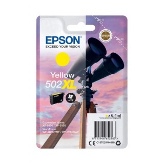 Original Ink- Yellow Epson 502XL (T02W4, C13T02W44010) 