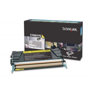 Original Toner Yellow Lexmark C748 (C748H1YG) 