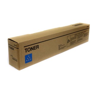 Toner cartridge Clear Box Cyan Konica Minolta Bizhub C224, C227, C287  replacement TN321C (A33K450), TN221C (A8K3450) 