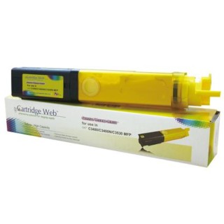 Toner cartridge Cartridge Web Yellow OKI C3400 replacement 43459329 