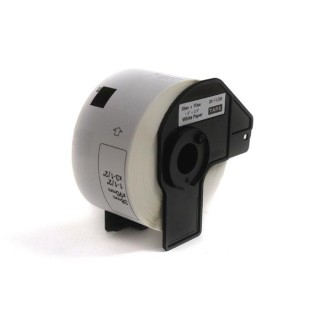Labels JetWorld Replacement Brother DK Black on White 38mm*90mm*400 pcs  DK11208, DK-11208, DK11.208 