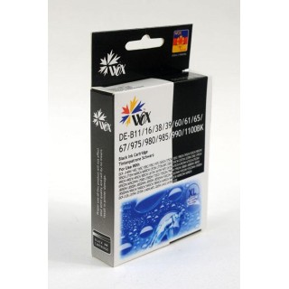Ink cartridge Wox Black BROTHER LC980BK/LC985BK/LC1100BK replacement LC-980BK / LC-985BK / LC-1100BK 