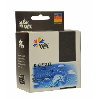 Ink cartridge Wox Black Brother LC 229BK replacement  LC229XLBK  (4300 A4 pages according to the standard ISO/IEC 24711) 