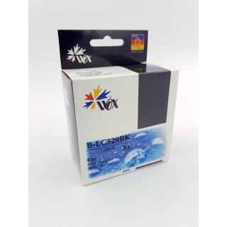Ink cartridge Wox Black Brother LC 529BK replacement LC529XLBK 