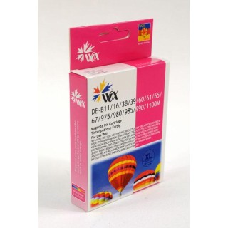 Ink cartridge Wox Magenta BROTHER LC980M/LC985M/LC1100M replacement LC-980M / LC-985M / LC-1100M 