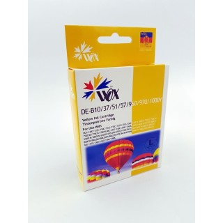 Ink cartridge Wox Yellow BROTHER LC970Y / LC1000Y replacement LC970Y / LC1000Y 