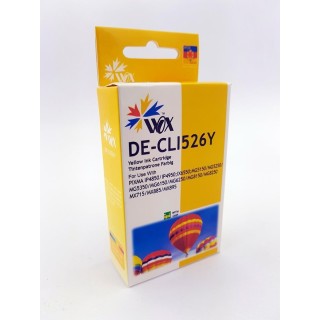 Ink cartridge Wox Yellow Canon CLI 526Y replacement CLI526Y 