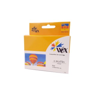 Ink cartridge Wox Yellow Canon PGI72Y replacement 6406B001 PGI-72Y 