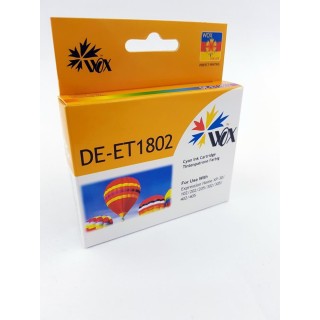 Ink cartridge Wox Cyan EPSON T1802 replacement C13T18024010 