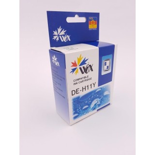 Ink cartridge Wox Yellow HP 11  replacement C4838AE 