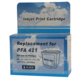 Ink Cartridge JetWorld  Black Philips PFA 421 replacement PFA-421 